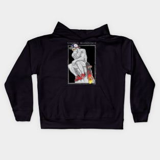 o pensador Kids Hoodie